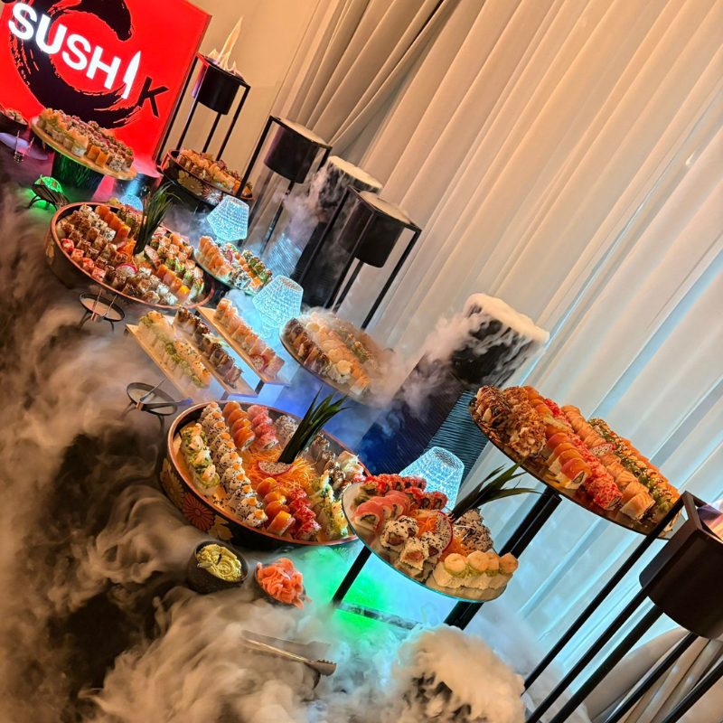 Setup buffet sushi SUSHIC